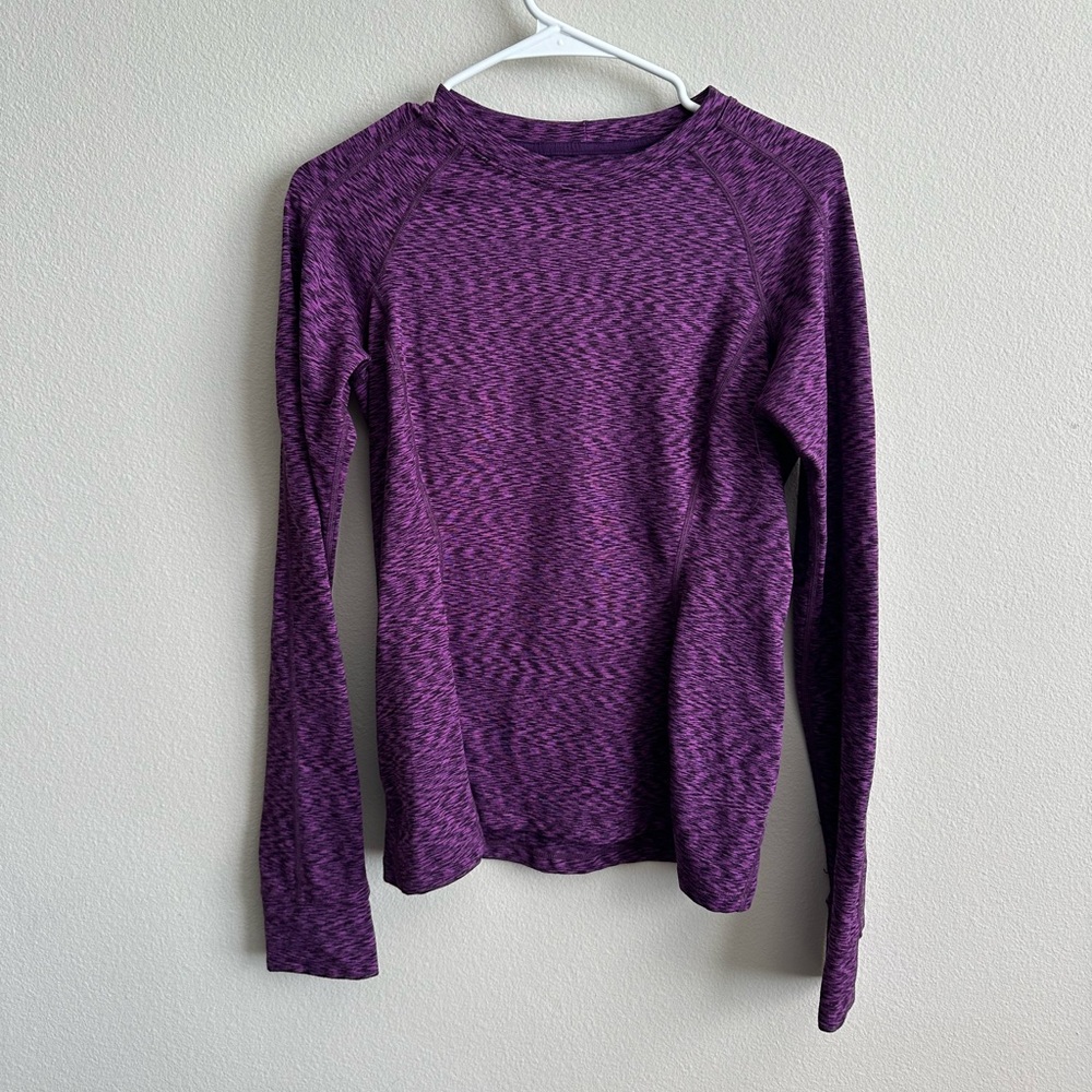 REI women’s long sleeve tee - size small - purple